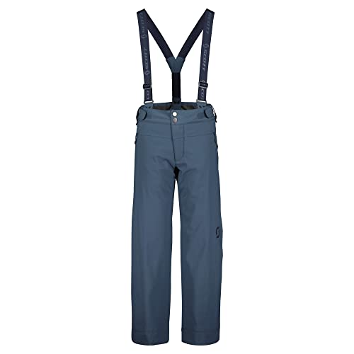 Scott Junior Vertic Pants Blau - wasserdichte atmungsaktive Kinder Dryosphere Freeride Skihose, Größe L - Farbe Metal Bl von Scott