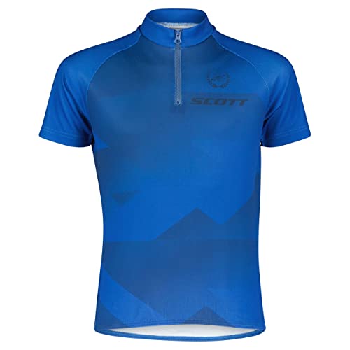 Scott RC Pro Junior Kinder Fahrrad Trikot kurz blau 2022: Größe: XL (164) von Scott