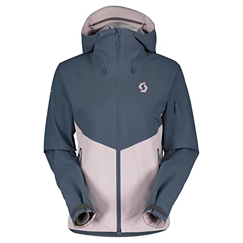 Scott W Explorair 3l Jacket Colorblock-Blau-Pink - Wasserdichte vielseitige Damen Backcountry Skijacke, Größe XXL - Farb von Scott