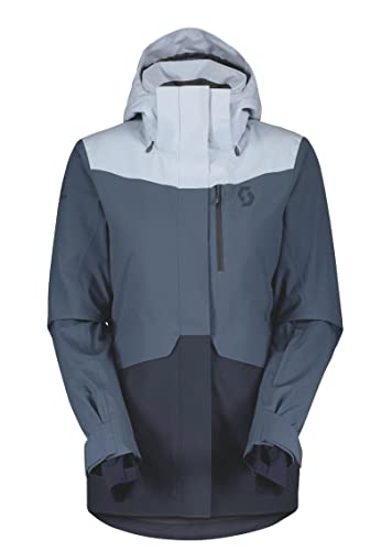 Scott W Ultimate Dryo Plus Jacket Colorblock-Blau - Daunen Wasserdichte isolierte Damen Freeride Skijacke, Größe M - Far von Scott