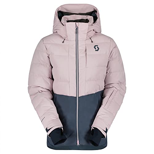 Scott W Ultimate Warm Jacket Colorblock, Damen Daunen Anoraks, Größe XL - Farbe Sweet Pink - Metal Blue von Scott