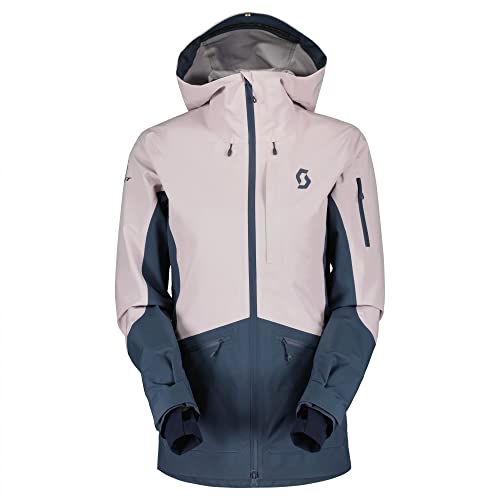 Scott W Vertic 3l Jacket Colorblock-Blau-Pink, Damen Anoraks, Größe S - Farbe Sweet Pink - Metal Blue von Scott