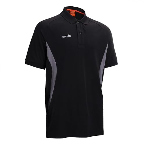 Scruffs Herren Tech-Poloshirt Arbeits-T-Shirt, Schwarz, M Scruffs Herren Tech-Poloshirt Arbeits-T-Shirt, Schwarz, M von Scruffs