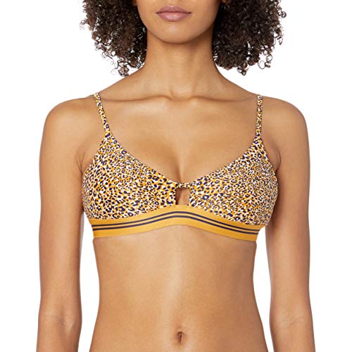 Seafolly Damen Spirit Animal Fixed Tri Bra Bikinioberteil, Mehrfarbig (Saffron Saffron), 38 (Herstellergröße: 12) von Seafolly