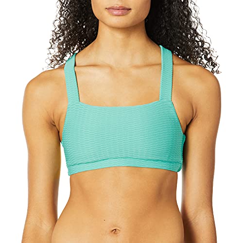 Seafolly Damen Crop Top Badeanzug Bikini, La Luna Antigua, blau, 2 von Seafolly