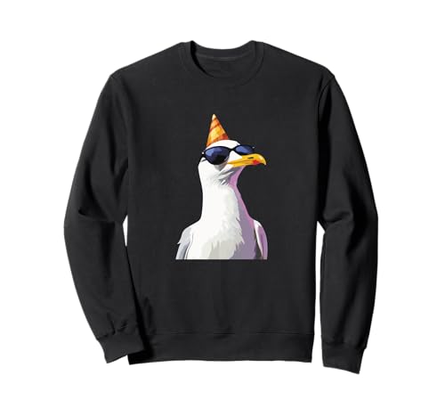 Coole Sonnenbrille Möwe in Partystimmung für Jungen und Mädchen Sweatshirt Coole Sonnenbrille Möwe in Partystimmung für Jungen und Mädchen Sweatshirt von Seagull Party