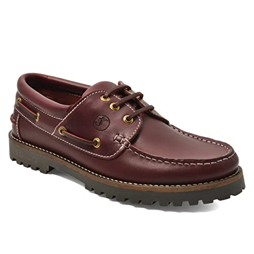 Seajure Damen Bootsschuhe Oran Bordeaux Leder (eu_Footwear_Size_System, Adult, Women, Numeric, medium, Numeric_41) von Seajure