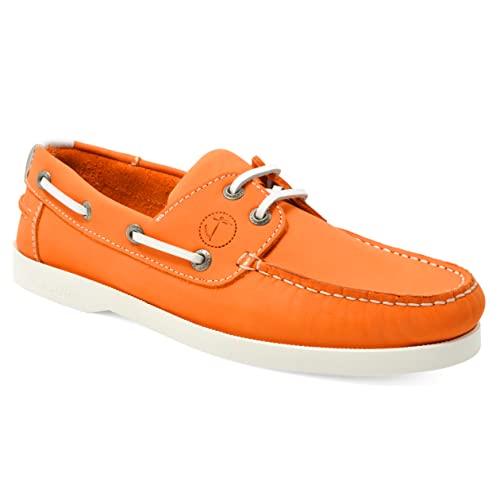 Seajure Damen Bootsschuhe Vadu Orange Nubukleder (eu_Footwear_Size_System, Adult, Numeric, medium, Numeric_40) von Seajure