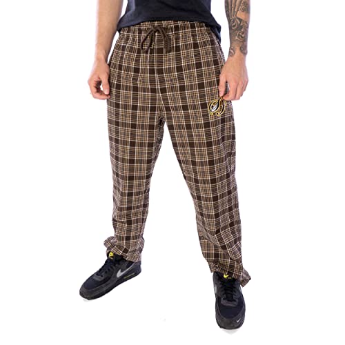 Sean John Vintage Check Trackpants Hose Herren Stoffhose Brown beige L von Sean John