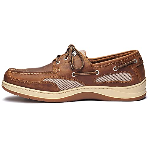 Sebago Herren Clovehitch Ii Fgl Waxed Bootsschuhe, Mehrfarbig Brown Cinnamon 922, 43 EU Weit von Sebago