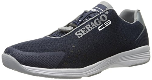 Sebago Herren Cyphon Sea Sport Bootsschuh, Blau (Marineblau/Grau), 44 EU von Sebago