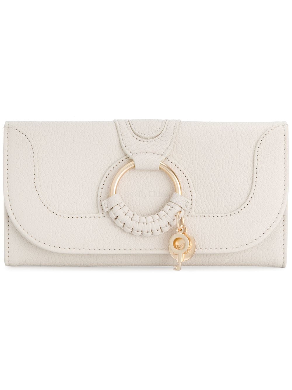 See by Chloé Portemonnaie mit Ringdetail - Weiß von See by Chloé