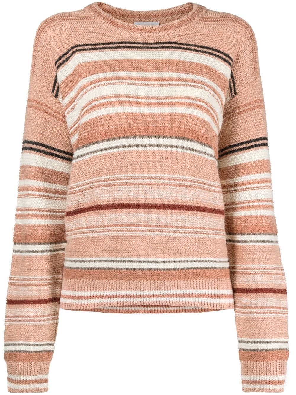 See by Chloé Gestreifter Pullover - Rosa von See by Chloé