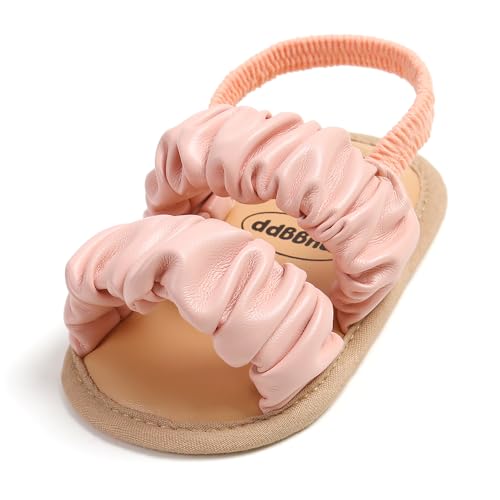 Sehfupoye Sommer Baby Sandalen Mädchen Jungen erste Walking Schuhe weiche Sohle Prewalkers Kleinkind Casual Sandalen Strandschuhe für 0-6M von Sehfupoye