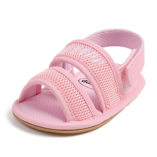 Sehfupoye Sommer Baby Sandalen Mädchen Jungen erste Walking Schuhe weiche Sohle Prewalkers Kleinkind Casual Sandalen Strandschuhe für 6-12M von Sehfupoye