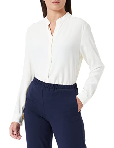 Seidensticker Damen Bluse - City Bluse - Tunika mit V-Ausschnitt - Regular Fit - Langarm - Uni - 100% Viskose von Seidensticker