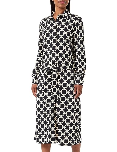 Seidensticker Damen Blusenkleid Midi - Blusenkleid mit Bindegürtel - Jerseykleid - Hemdblusenkragen - Curvy Fit - Langarm – Stretch Seidensticker Damen Blusenkleid Midi - Blusenkleid mit Bindegürtel - Jerseykleid - Hemdblusenkragen - Curvy Fit - Langarm – Stretch von Seidensticker