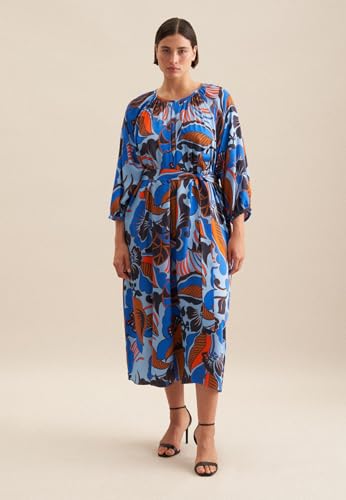 Seidensticker Curvy Damen Kleid 3/4-Arm ohne Kragen 100% Viskose Seidensticker Curvy Damen Kleid 3/4-Arm ohne Kragen 100% Viskose von Seidensticker