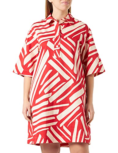 Seidensticker Damen Regular Fit Blusenkleid Kurzarm Kleid, Rot, 34 Seidensticker Damen Regular Fit Blusenkleid Kurzarm Kleid, Rot, 34 von Seidensticker