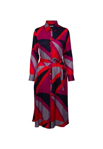 Seidensticker Damen Regular Fit Blusenkleid Langarm Kleid, Rot, 42 EU Seidensticker Damen Regular Fit Blusenkleid Langarm Kleid, Rot, 42 EU von Seidensticker