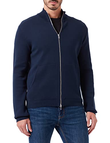 Seidensticker Herren 154200 Strickjacke, Navy, XXL von Seidensticker