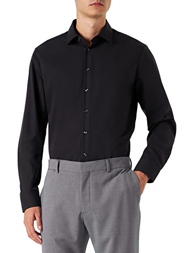 Seidensticker Herren Business-Hemd - Shaped Fit - Bügelfrei - Kent-Kragen - Extra langer Arm - 100% Baumwolle von Seidensticker
