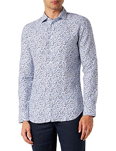 Seidensticker Men's Extra Slim Fit Langarm Hemd Shirt, Besch, 39 von Seidensticker