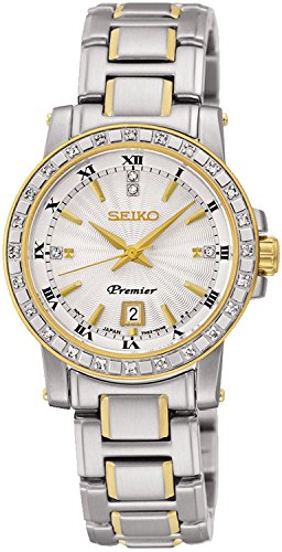 Seiko Damen Analog Quarz Uhr mit Edelstahl Armband SXDG58P1 von Seiko