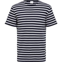 Selected Homme Herren Rundhals T-Shirt SLHBRIAC STRIPE - Regular Fit von Selected Homme