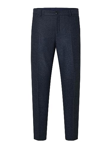 SELETED HOMME Slhslim-ISAC Navy Herringbone TRS B Noos SELETED HOMME Slhslim-ISAC Navy Herringbone TRS B Noos von SELECTED HOMME