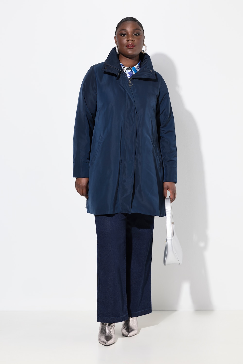 Große Größen Jacke, Damen, blau, Größe: 58/60, Polyester, Ulla Popken Große Größen Jacke, Damen, blau, Größe: 58/60, Polyester, Ulla Popken von Selection