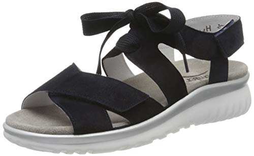 Semler Laura, Damen Riemchensandalen, Blau (Midnightblue 080), 36 1/3 EU (3.5 UK) von Semler