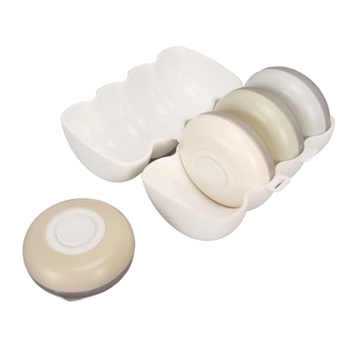 Reiseflaschen für Toilettenartikel, Reise-Pods-Set, Lotionsbehälter mit Betätigungstaste, Aufbewahrungsbehälter für Shampoo, Duschgel, Spülung von Semme
