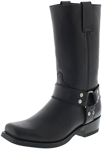 Sendra Boots Unisex Biker Boots 8833 Negro Bikerstiefel Lederstiefel Motrorradstiefel Schwarz 38 EU von Sendra