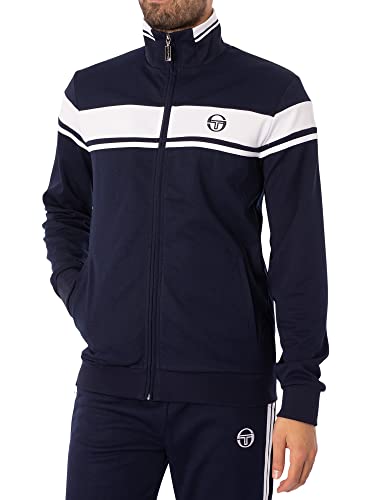 Sergio Tacchini Herren Trainingsjacke Damarindo weiß/dunkelblau XL Sergio Tacchini Herren Trainingsjacke Damarindo weiß/dunkelblau XL von Sergio Tacchini