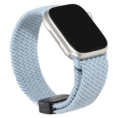 Seronieer Nylon Uhrenarmbänder Kompatibel mit Apple Watch 42/44/45/49mm Uhr Ersatzbänder Gewebte Sportbänder Kompatibel mit iWatch Ultra2/Ultra SE 9 8 7 6 5 4 3 2 1 für Männer und Frauen von Seronieer