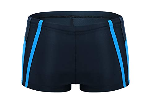 sesto senso Badehose Jungen Schwimmhose Enganliegende Bademode Swimming Shorts BD 630 S 7 Jahre 122-128 Dunkel Blau von sesto senso