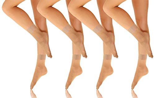 sesto senso Damen Söckchen 4 pack Einheitsgröße Seidenfein Socken 15 DEN Schuhsöckchen One Size Daino 2x2pack sesto senso Damen Söckchen 4 pack Einheitsgröße Seidenfein Socken 15 DEN Schuhsöckchen One Size Daino 2x2pack von sesto senso