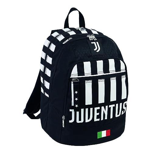 Seven Rucksack Advanced JUVENTUS, Backpack für Schule, Uni & Freizeit, Geräumige Schultasche für Teenager, Mädchen, Jungen, Gepolsterter Schulranzen; mit Laptopfach von Seven