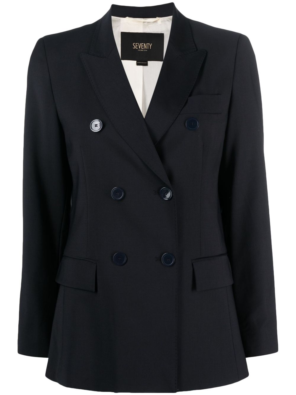 Seventy Doppelreihiger Blazer - Blau von Seventy