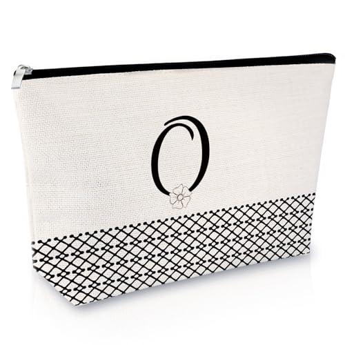 Sfodiary Kosmetiktasche mit Alphabet-Anfangsbuchstaben A-Z, Freundschaftsgeschenk, Geburtstagsgeschenk für Frauen, Monogramm, Reisetasche, Geschenk für sie, beste Freunde, Abschlussfeier, Weihnachten, Sfodiary Kosmetiktasche mit Alphabet-Anfangsbuchstaben A-Z, Freundschaftsgeschenk, Geburtstagsgeschenk für Frauen, Monogramm, Reisetasche, Geschenk für sie, beste Freunde, Abschlussfeier, Weihnachten, von Sfodiary