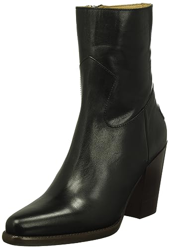 Shabbies Amsterdam Damen LOJU Bootie Ankle Boot, Black, 37 EU von Shabbies Amsterdam