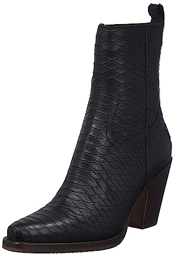 Shabbies Amsterdam Damen SHS0438 Anaconda pr Ankle Boot, Black, 39 EU von Shabbies Amsterdam