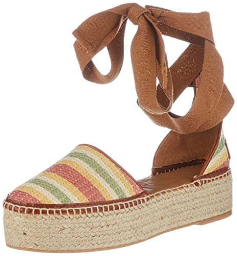 Shabbies Amsterdam Damen SHS1104 Sandale, Stripe Cherry, 38 EU von Fred de la Bretoniere