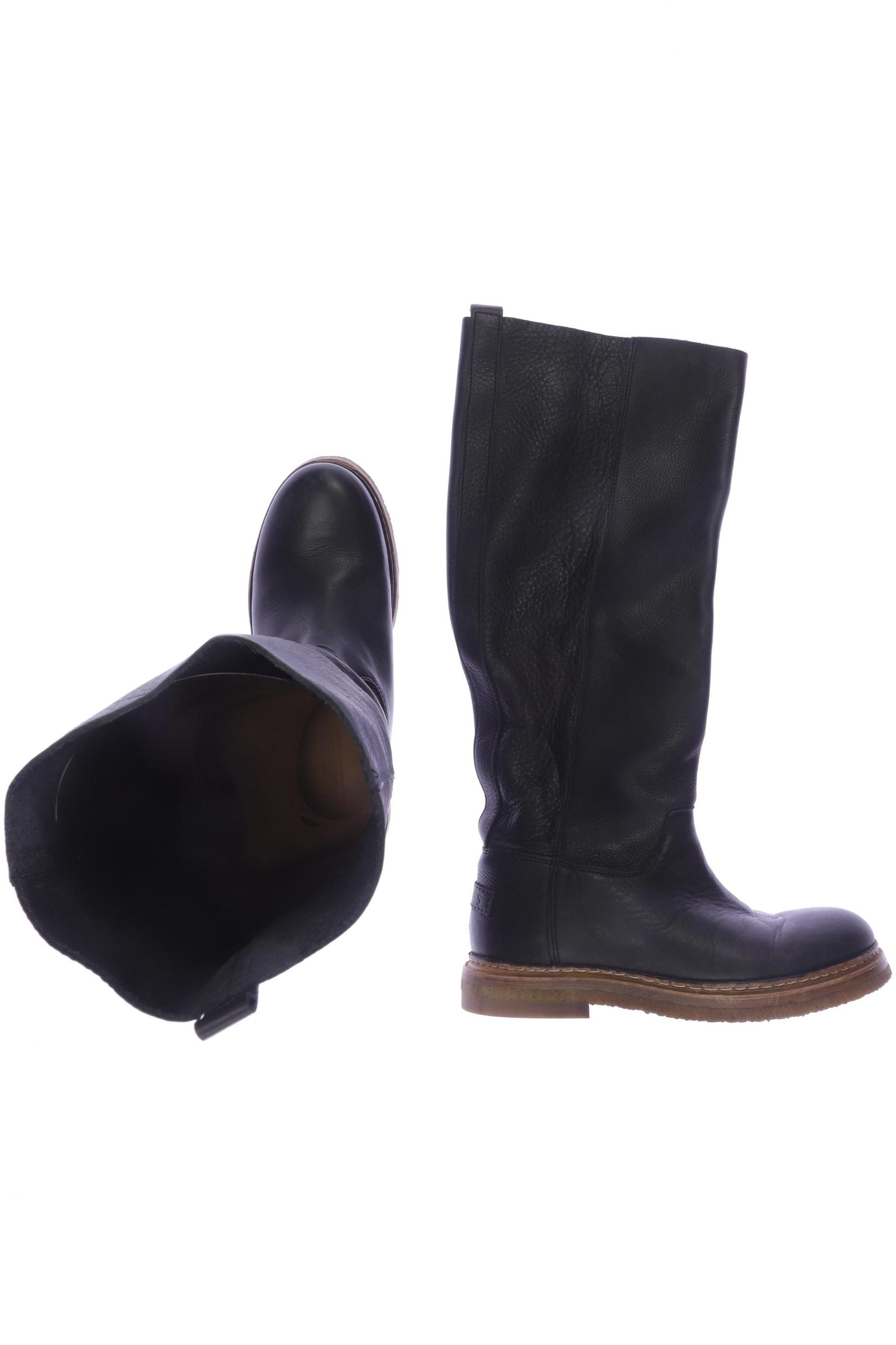 Shabbies Amsterdam Damen Stiefel, schwarz, Gr. 38 von Shabbies Amsterdam