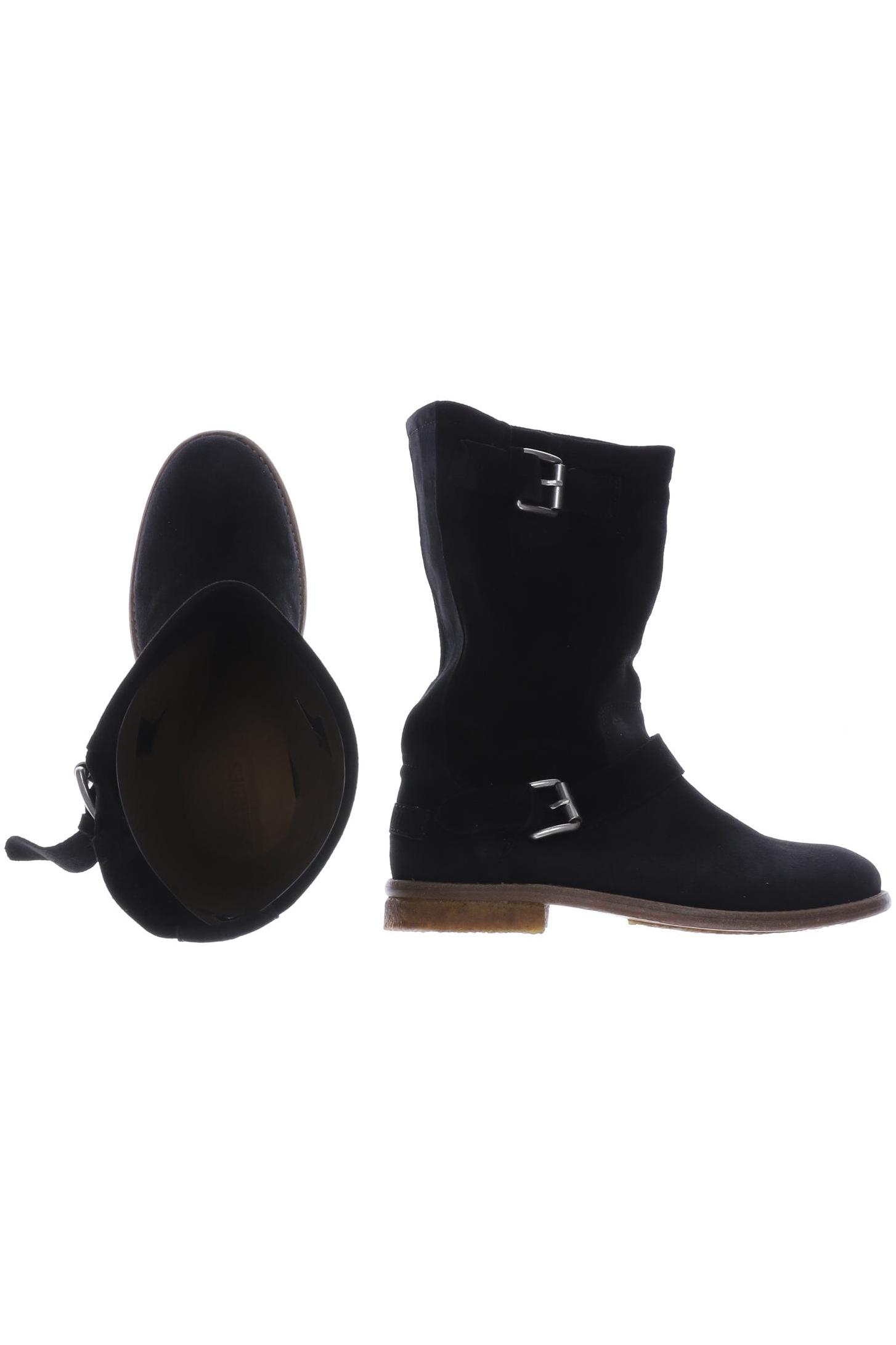 Shabbies Amsterdam Damen Stiefel, schwarz, Gr. 39 von Shabbies Amsterdam