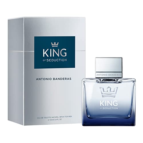 Antonio Banderas Perfumes – King of Seduction – Eau de Toilette Spray für Herren, Maskuliner, Intensiver und Energetischer Duft mit Bergamotte und Apfel – 100 ml von Antonio Banderas