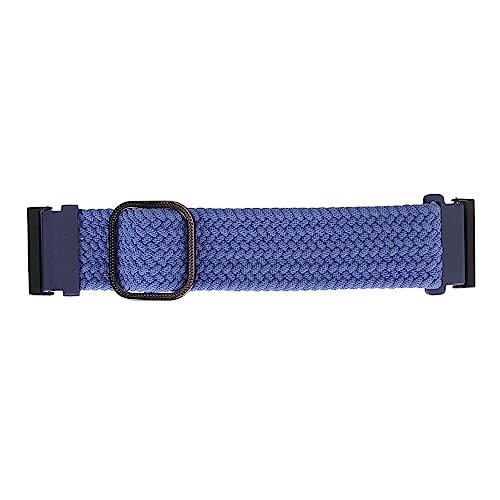 Shanrya Uhrenarmband, 24 Mm Nylon-Uhrenarmband, Atmungsaktiv, für Damen und Outdoor (Dunkelblau) von Shanrya