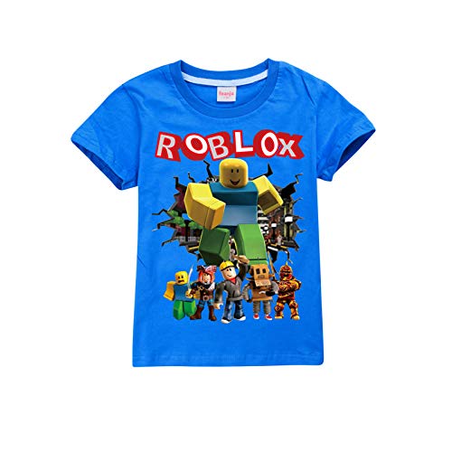 T-Shirts für Kinder, Jungen und Mädchen, kurzärmelig, 2–13 Jahre alt, blau, 5-6 Jahre T-Shirts für Kinder, Jungen und Mädchen, kurzärmelig, 2–13 Jahre alt, blau, 5-6 Jahre von SharkBebe