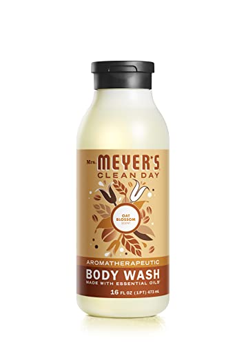Mrs. Meyer's Moisturizing Body Wash for Women and Men, Biodegradable Shower Gel Formula Made with Essential Oils, Oat Blossom Scent, 16 oz von SharpCost